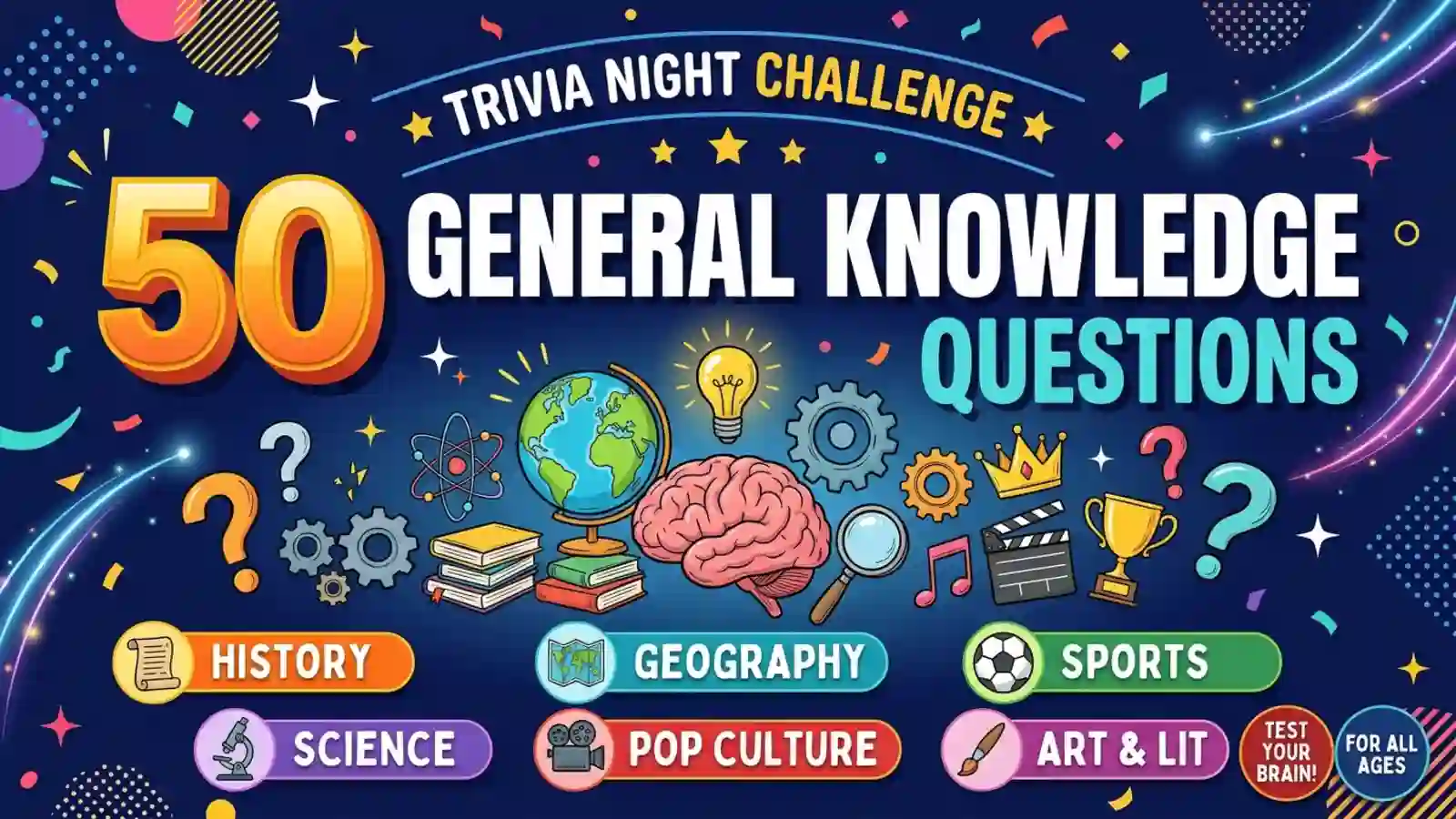 50 General Knowledge Questions